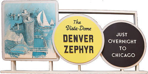 DENVER ZEPHYR ADVERTISING PIECE