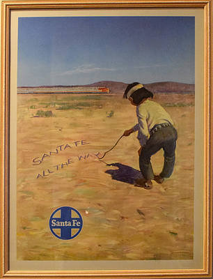 SANTA FE ALL THE WAY POSTER