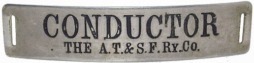 AT&SFRY CO CONDUCTOR BADGE