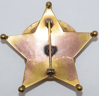 C&NWRY CO POLICE INSPECTOR BADGE