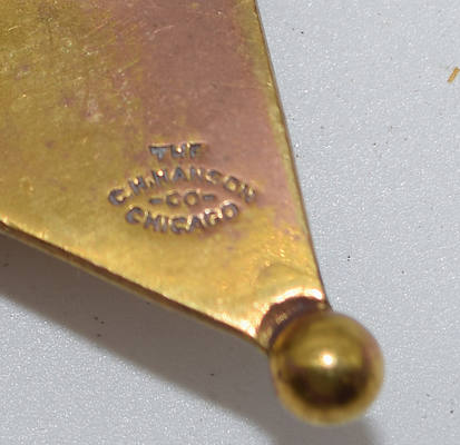 C&NWRY CO POLICE INSPECTOR BADGE