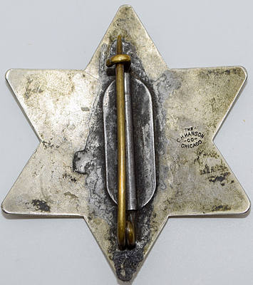 C&NWRY POLICE 128 BADGE