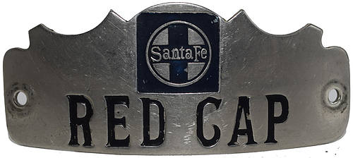 SANTA FE RED CAP BADGE
