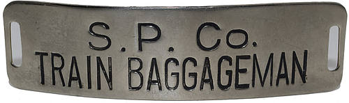 SP CO TRAIN BAGGAGEMAN BADGE