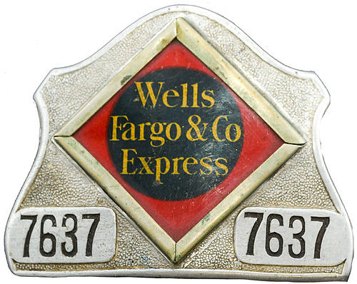 WELL FARGO & CO EXPRESS 7637 BADGE