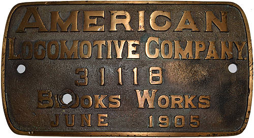 NORTHERN PACIFIC BUILDER’S PLATE