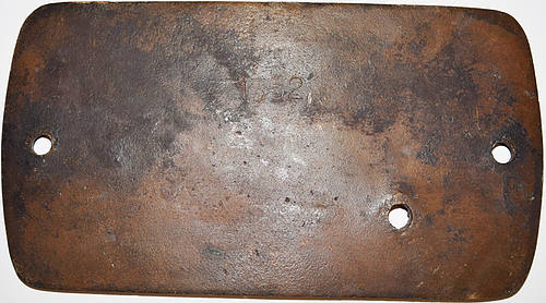 NORTHERN PACIFIC BUILDER’S PLATE