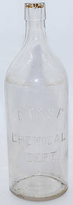 AT&SF CHEMICAL DEPT BOTTLE