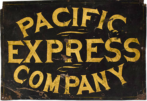 PACIFIC EXPRESS COMPANY SIGN