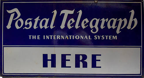 POSTAL TELEGRAPH SIGN