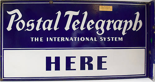POSTAL TELEGRAPH SIGN
