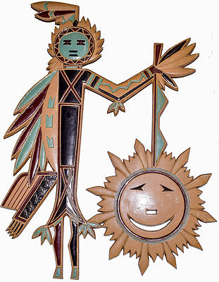 SANTA FE WALL PLAQUE