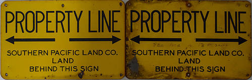 SOUTHERN PACIFIC SIGN
