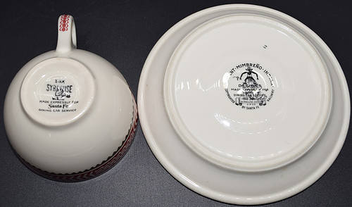 AT&SF MIMBRENO CUP & SAUCER