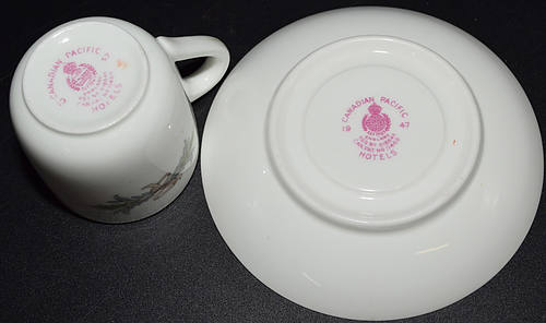 CN & CP CUPS & SAUCERS