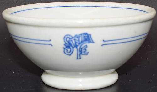 AT&SF BLEEDING BLUE BOWL