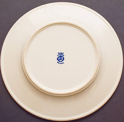 AT&SF BLEEDING BLUE DINNER PLATE