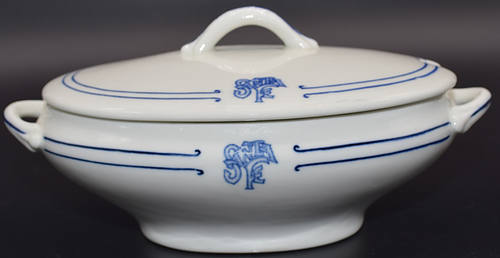 AT&SF BLEEDING BLUE TUREEN