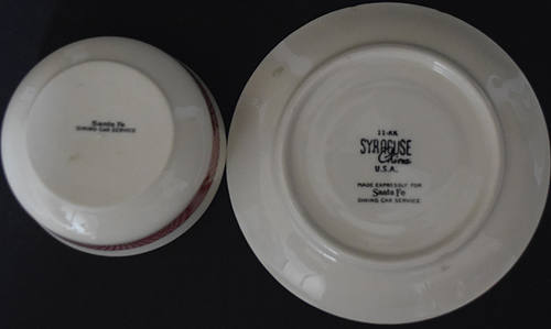 AT&SF MIMBRENO RAMEKIN & SAUCER