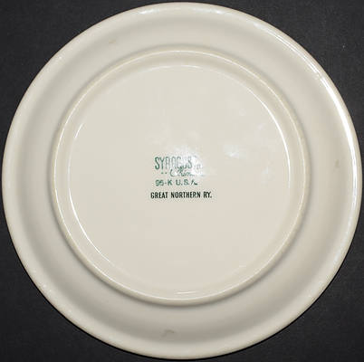 GN MOUNTAINS & FLOWERS PLATE