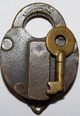 AT&SFRR STOCK YARDS LOCK