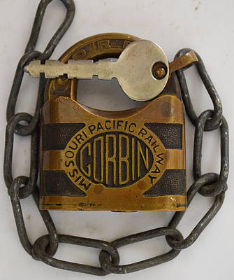 MISSOURI PACIFIC RAILWAY LOCK