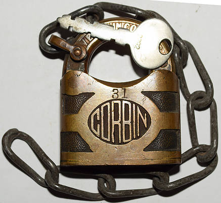 MISSOURI PACIFIC RAILWAY LOCK