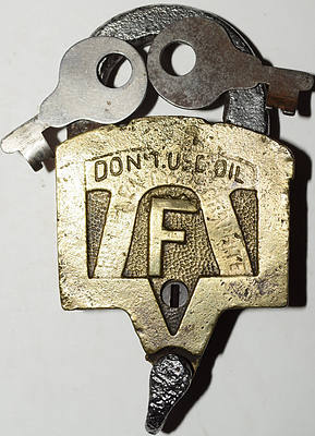 MISSOURI PACIFIC RAILWAY LOCK