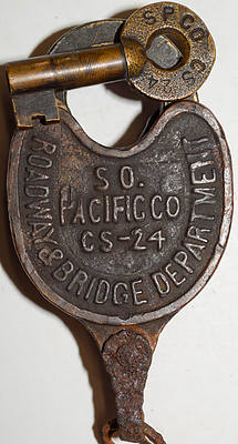 SO PACIFIC CS - 24 ROADWAY & BRIDGE DEPARTMENT LOCK