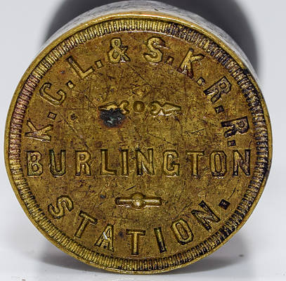 KCL&SKRR BURLINGTON STATION WAX SEAL