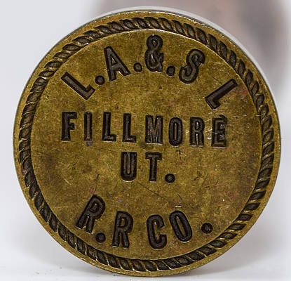 LA&SL RR CO FILLMORE UT WAX SEAL