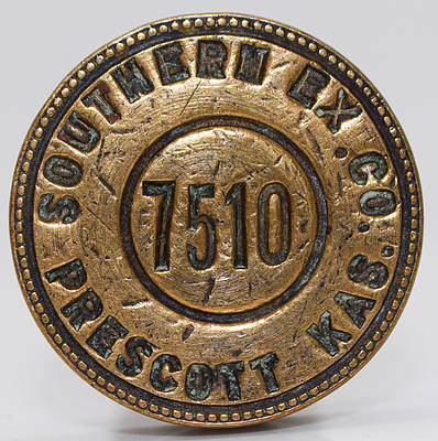 SOUTHERN EXPRESS PRESCOTT KAS. 7510 WAX SEAL
