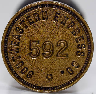 SOUTHEASTERN EXPRESS CO. 562 WAX SEAL