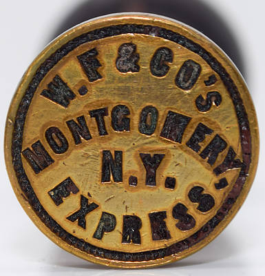 WF&CO'S EXPRESS MONTGOMERY NY WAX SEAL