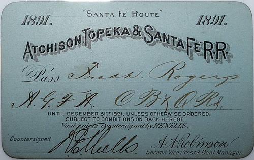 ATCHISON TOPEKA & SANTA FE RR PASS