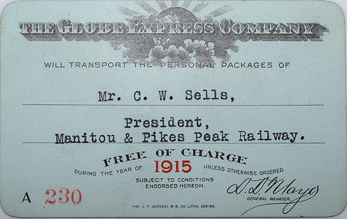 The GLOBE EXPRESS COMPANY PASS