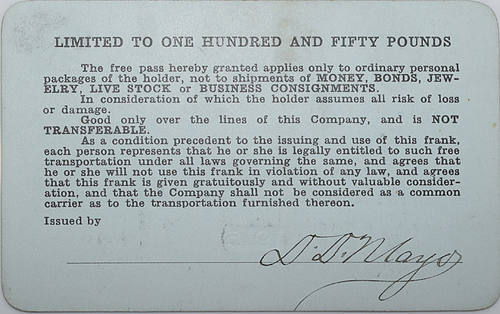 The GLOBE EXPRESS COMPANY PASS