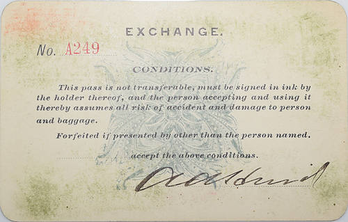 SOUTHERN CALIFORNIA RAILWAY PASS