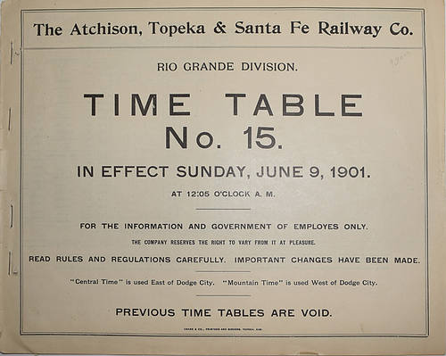 ATCHISON TOPEKA & SANTA FE RAILWAY CO ETT