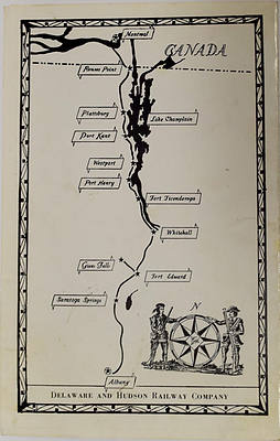 DELAWARE & HUDSON DINING CAR SERVICE MENU