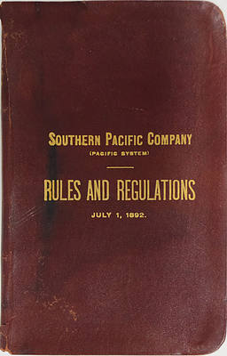 SOUTHERN PACIFIC COMPANY RULE BOOK