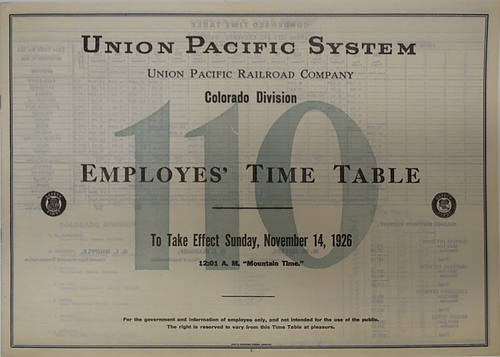 UNION PACIFIC SYSTEM ETT