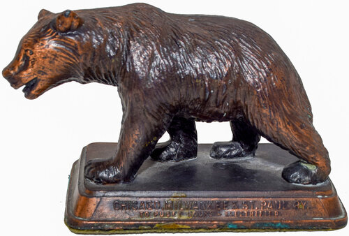 CHICAGO MILWAUKEE & ST PAUL RY PAPERWEIGHT