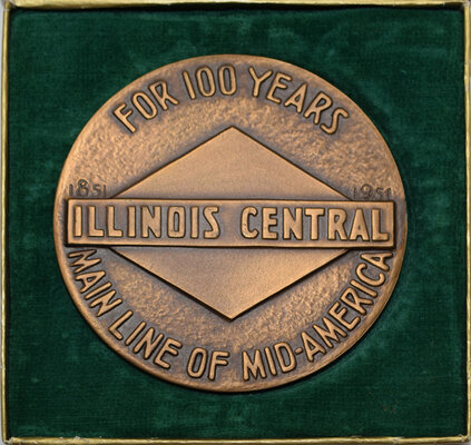 ILLINOIS CENTRAL MEDALLION