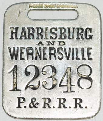 P&R RR BAGGAGE TAG