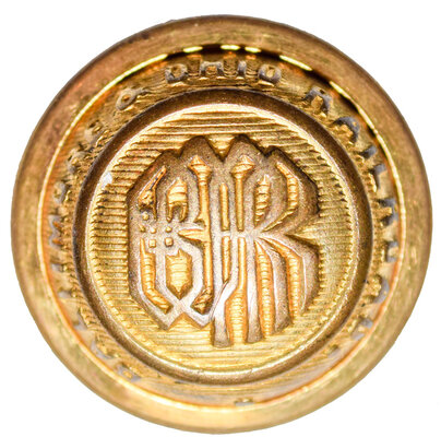 BALTIMORE & OHIO RAILROAD BUTTON