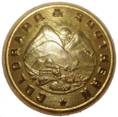 COLORADO & SOUTHERN BUTTON