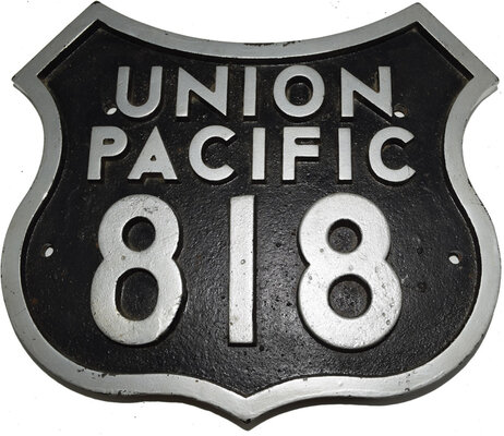 UNION PACIFIC BUILDERS PLATE