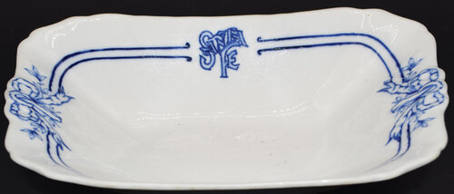 AT&SF BLEEDING BLUE BOWL