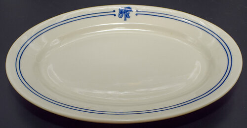 AT&SF BLEEDING BLUE PLATTER